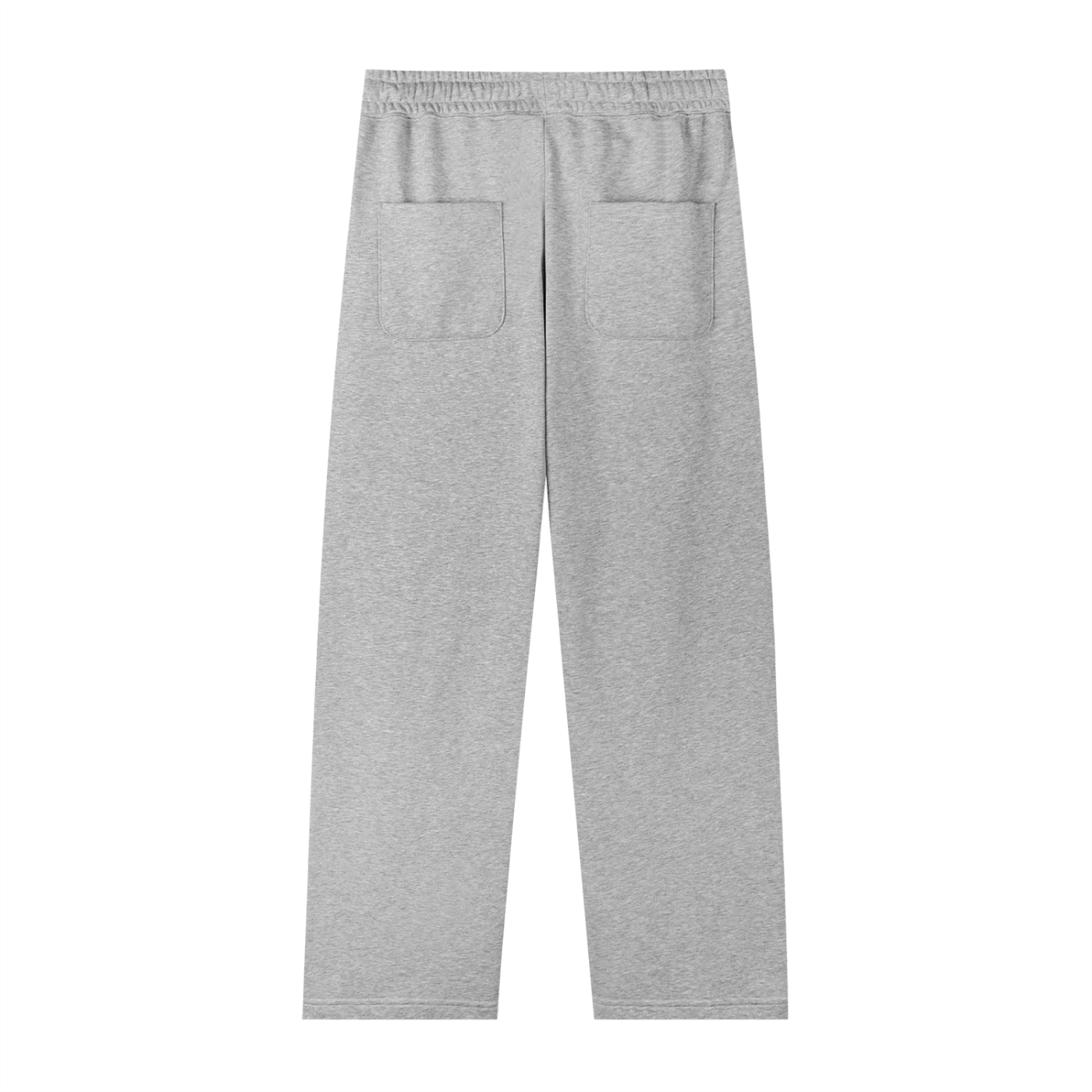 No Cuff Essential Straight-Leg Sweatpants