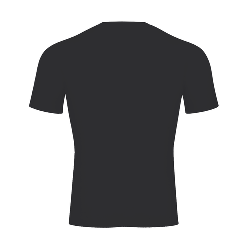 Black Athletic Fitted T-Shirt